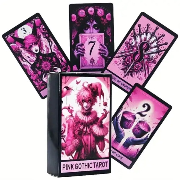Tarot Cards, Pink Gothic, Tarot Deck, NEW, SEALED - Picture 5 of 5